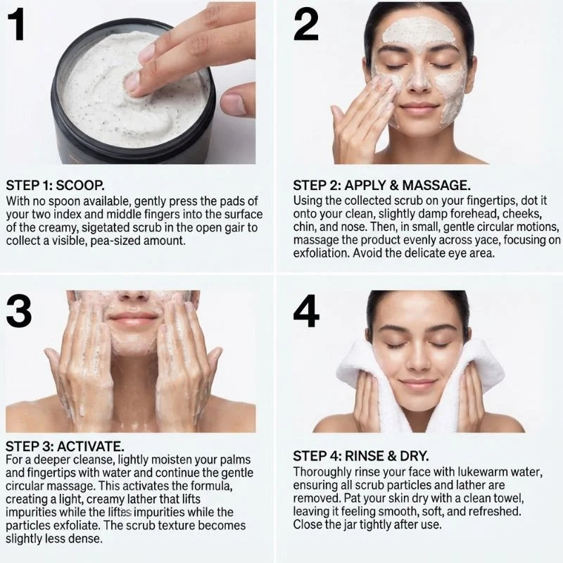 3S Lulur Black With Niacinamide Body Scrub | Brightening & Exfoliating Body Scrub for Smooth, Soft-Looking Skin | 150g