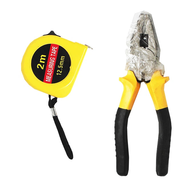 8 PCS Professional Tool Set with Storage Box | YL-8009A Model |  Durable Home Repair & DIY Toolkit |  Organized Plastic Storage Box