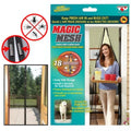 Hands-Free Retractable Magnetic Door Mesh | Magic Mesh Screen Door with Magnetic Closure