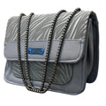 Luxury Women’s Shoulder Bag in Grey Faux Leather for Casual, Work, and Formal Use