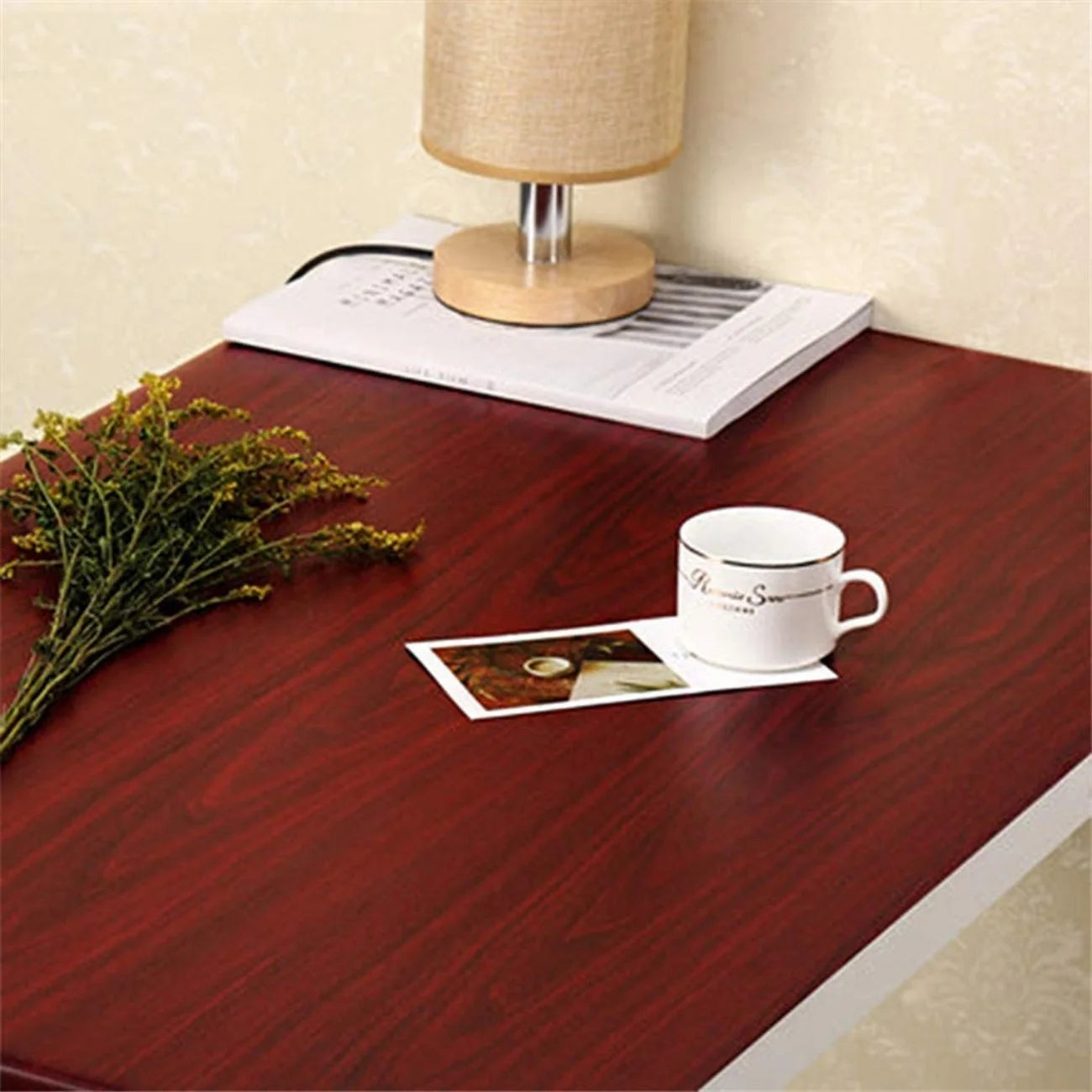 Self-Adhesive Wooden Sheet | Peel & Stick Wallpaper for Furniture Walls Kitchen Decor  | YM504