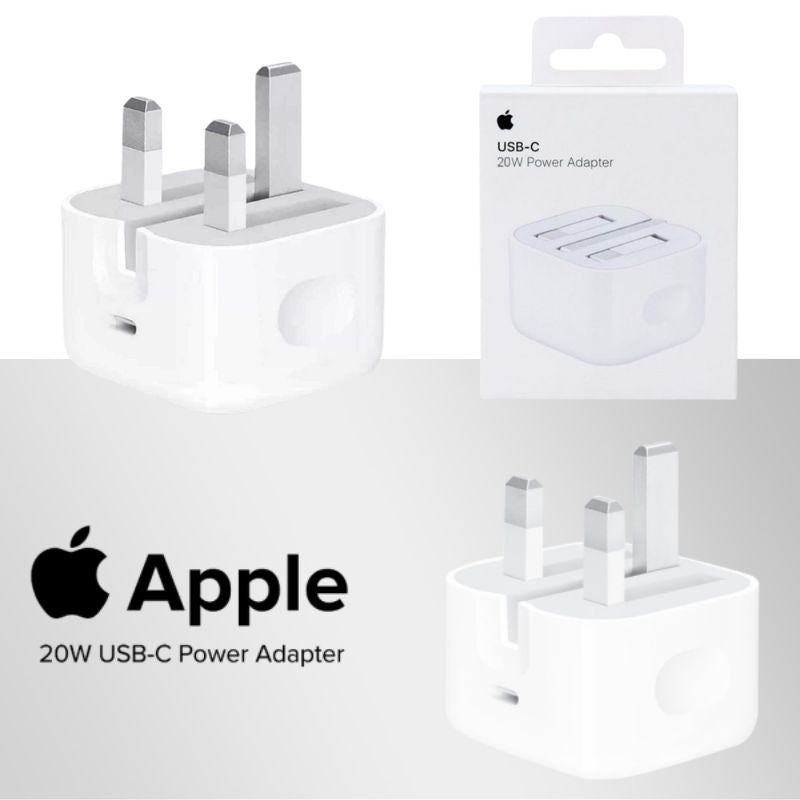 Apple 20W USB-C Power Adapter | Fast Charger | AAA Quality | Compatible with iPhone & iPad
