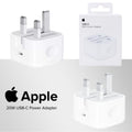 Apple 20W USB-C Power Adapter | Fast Charger | AAA Quality | Compatible with iPhone & iPad