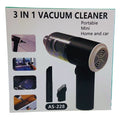 3-in-1 Portable Vacuum Cleaner, Duster & Air Blower | Wireless Handheld Cleaning for Car & Home