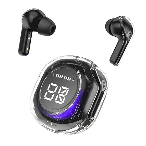 Air 39 Transparent Bluetooth Earbuds – Super Bass, ENC Noise Reduction & HD Calling | Bluetooth 5.3