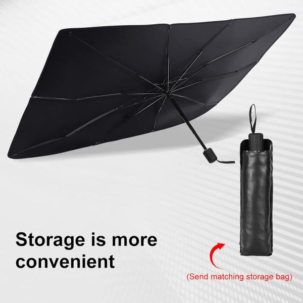 Foldable Car Windshield Umbrella Sunshade | UV Protection & Heat Blocker for All Vehicles