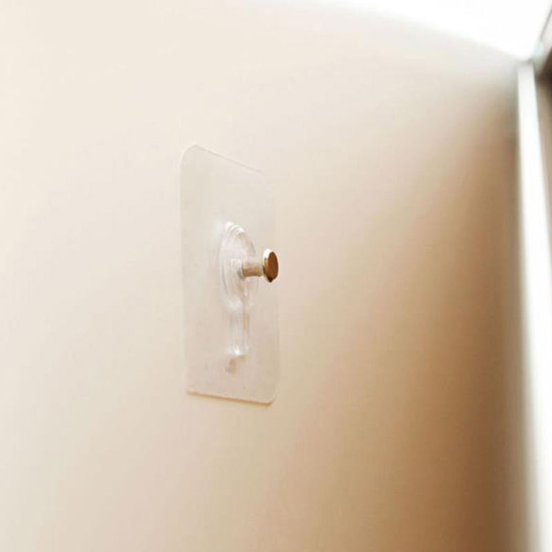 4 PCs Punch-Free Screw Hanger | Non-Marking Wall Hook Stickers | Heavy-Duty Picture & Decor Holder