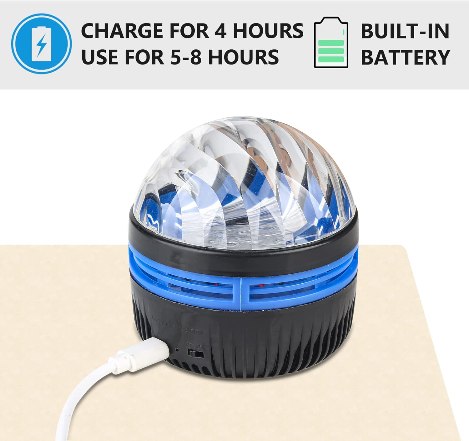 A7 LED Starry Projection Light with Remote Control | USB Galaxy Night Lamp