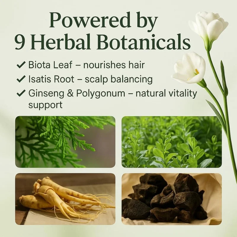 Nature Triangle Shampoo Bar | Plant-Based Herbal Hair Growth Soap | Calming, Strengthening & Eco-Friendly