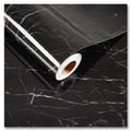 Black & Grey | Marble Sheet Sticker 60x200cm | Waterproof Self-Adhesive PVC Wallpaper for Furniture Walls