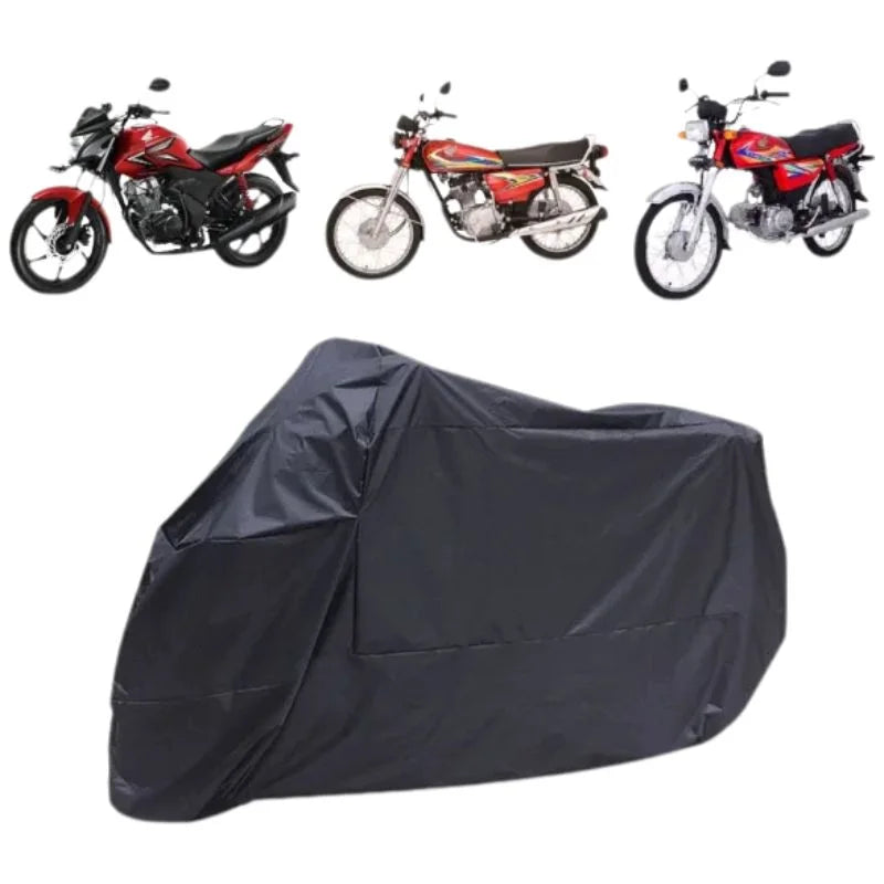 Bike Cover Dust & Water Proof  | Universal 70 & 125CC Scratch & Rust Protection Cover | Random Color