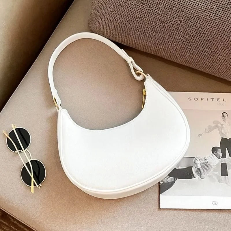 White Luxury Fashion Hand Bag for Girls & Ladies | Stylish Shoulder & Crossbody Bag | Long Strap