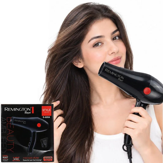 Remington Royal Style House Hair Dryer  | Model S-6004 | Fast Drying | Cool Shot Function | 5000W