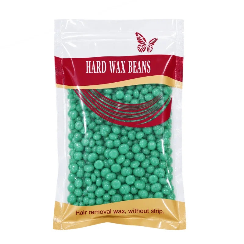 Hard Wax Beans  | Painless Hair Removal Wax Beads for Body & Facial Hair | Random flavour | 100g