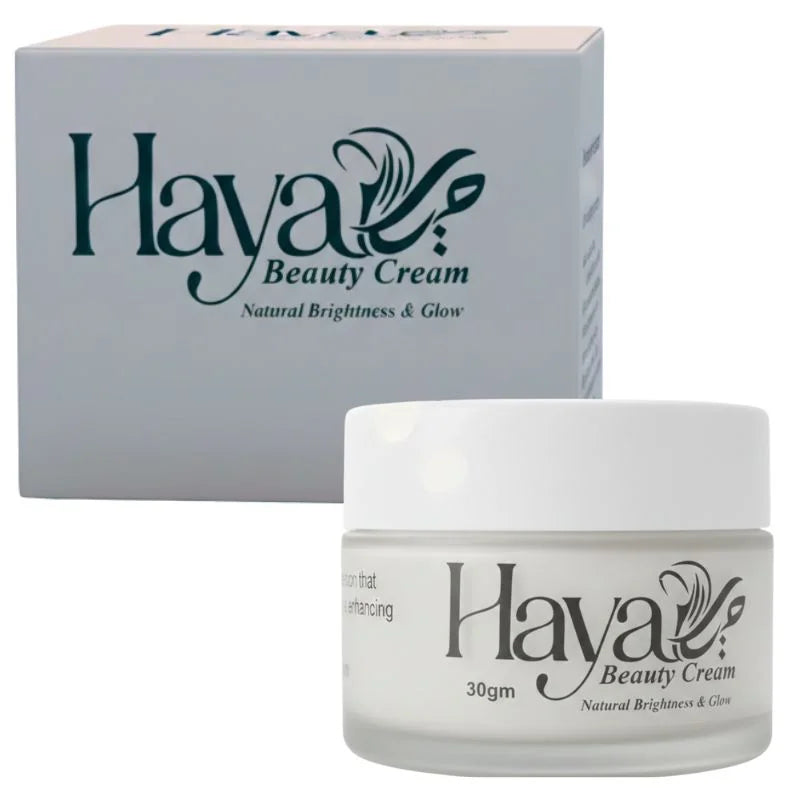 Haya Herbal Beauty Cream 30gm | Brightening & Glow Formula for Radiant Skin