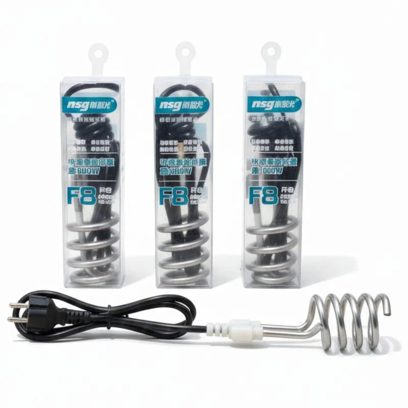 Electric Water Heating Rod 2000W | Safe, Shockproof & Fast Water Heater | With Box