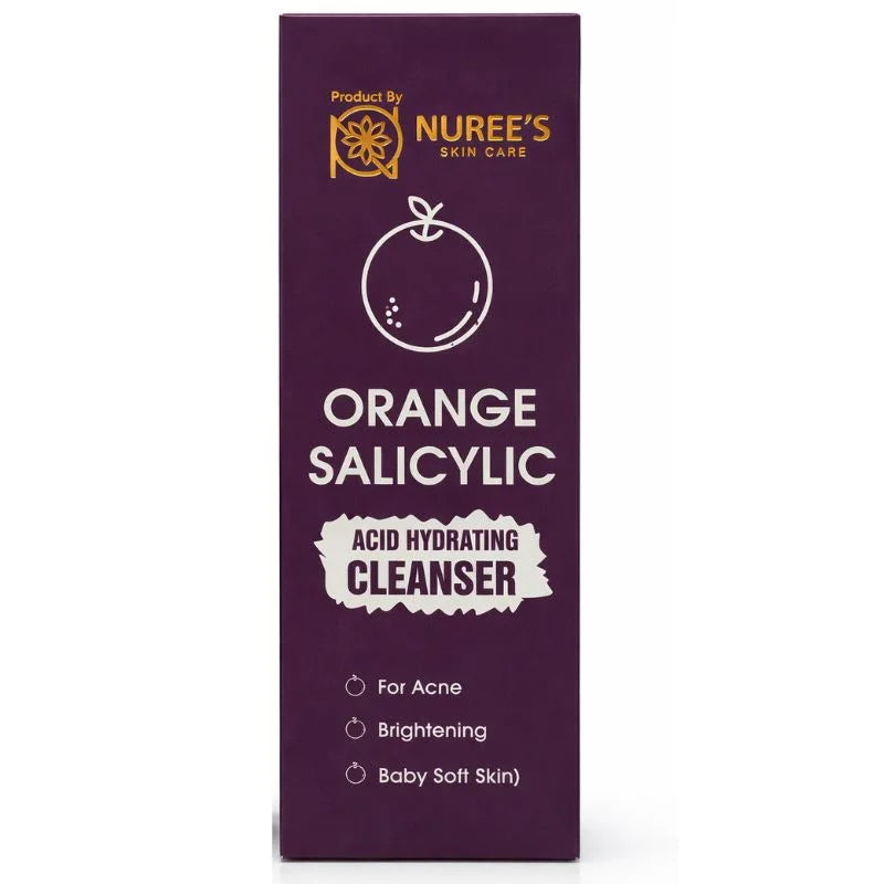 Orange Salicylic Acid Hydrating Cleanser | Gentle Exfoliation, Brightening & Baby-Soft Skin | 100ml