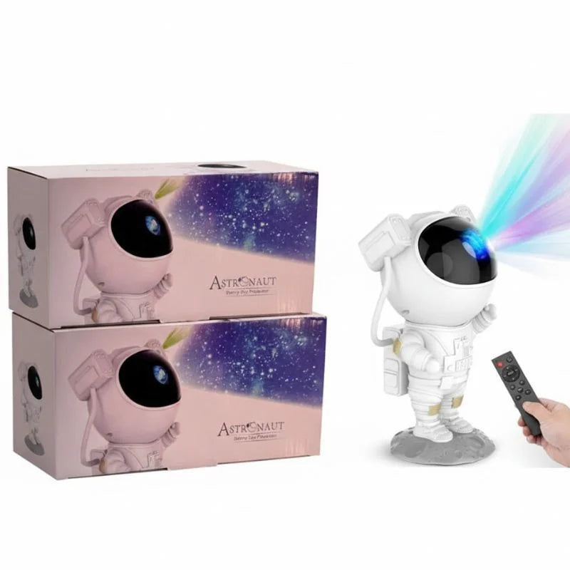 Astronaut Star Projector Night Light | Bring the Galaxy to Your Room | LED Nebula & Starry Sky Projection