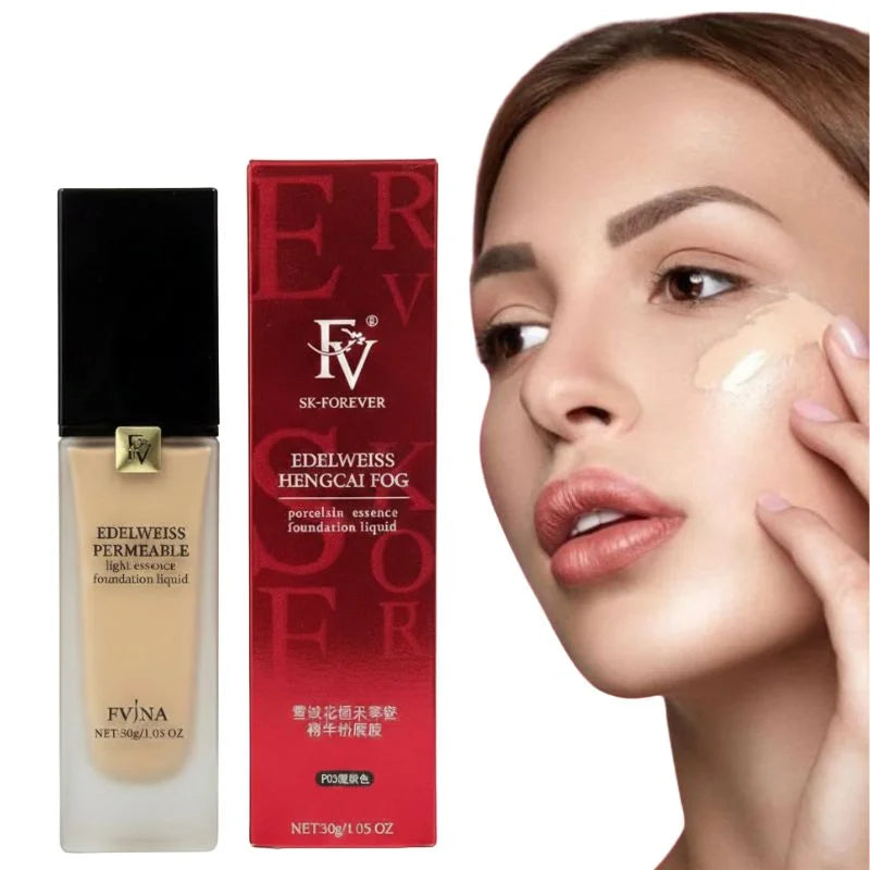 FV Refreshing Essence Foundation 30g | Moisturizing Long-Lasting Liquid Base Makeup