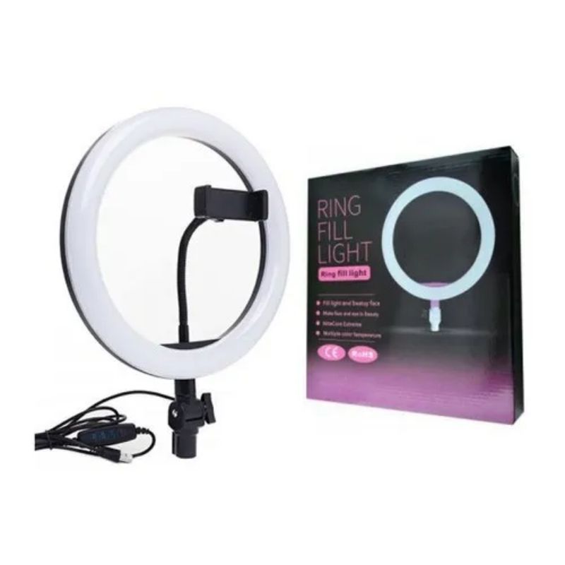 10-Inch LED Ring Light Kit for Video Making & Photography | Adjustable Brightness & Color Temperature