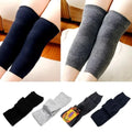 Unisex Wool Knee Warmers Pair |  Warm Elastic Fit, Plain design | Winter Wear for Men & Women | Random Colors