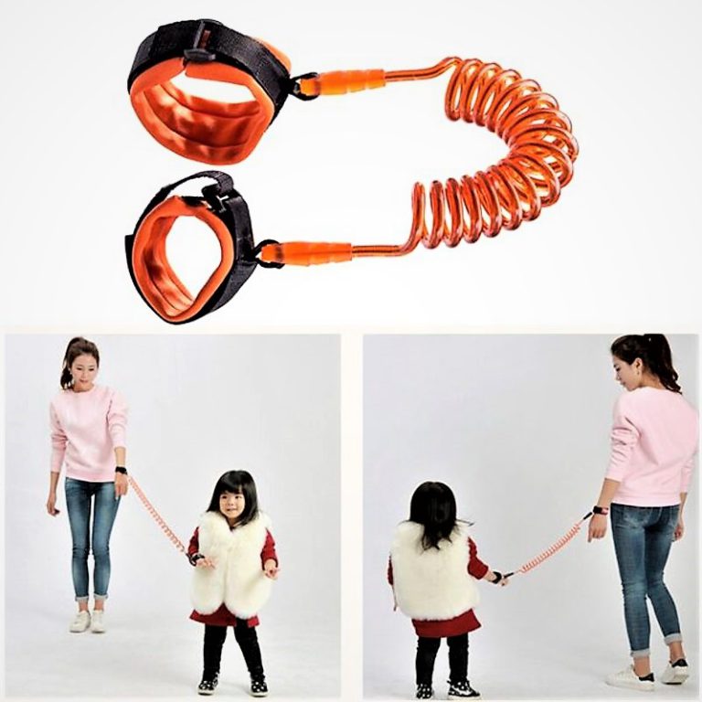 Anti-Lost Wrist Link for Kids | Child Safety Harness Strap for Travel, Parks & Crowded Areas