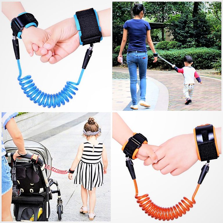 Anti-Lost Wrist Link for Kids | Child Safety Harness Strap for Travel, Parks & Crowded Areas