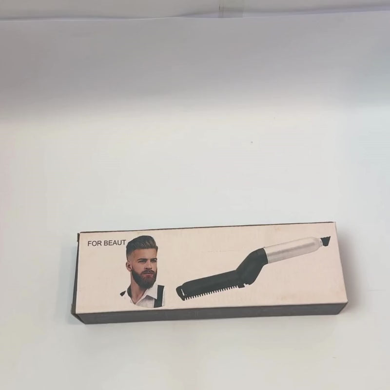 Hair & Beard Straightener Comb for Men | Multifunction Electric Hair & Beard Styling Brush | Quick Heating Ceramic Straightener