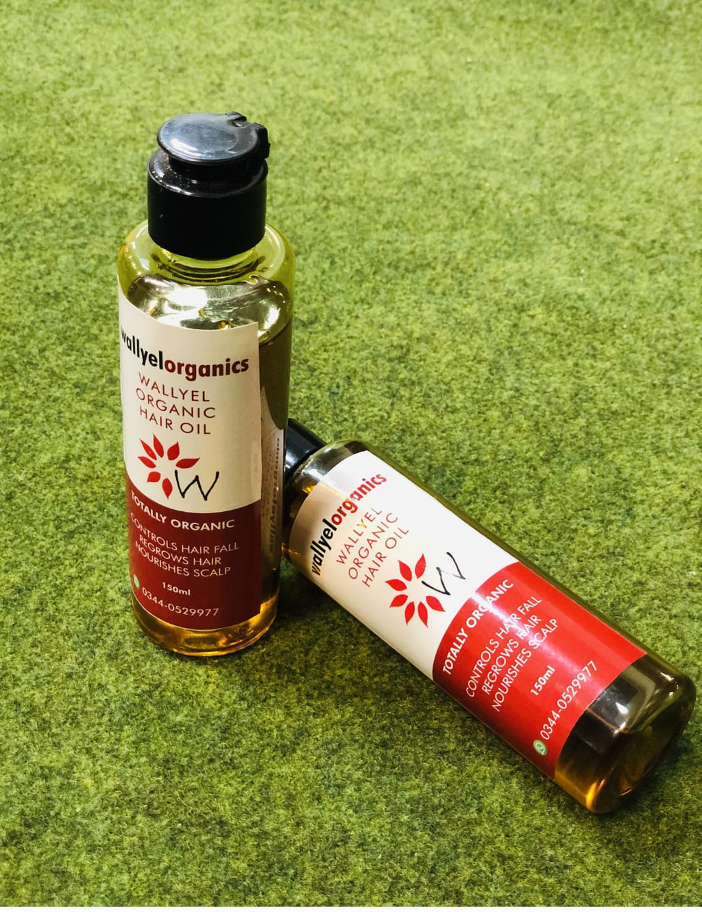 Wallyel Organic Hair Oil – Natural Solution for Hair Fall & Regrowth (150ml)